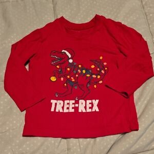OshKosh B'gosh Vibrant Red Long Sleeve Tees